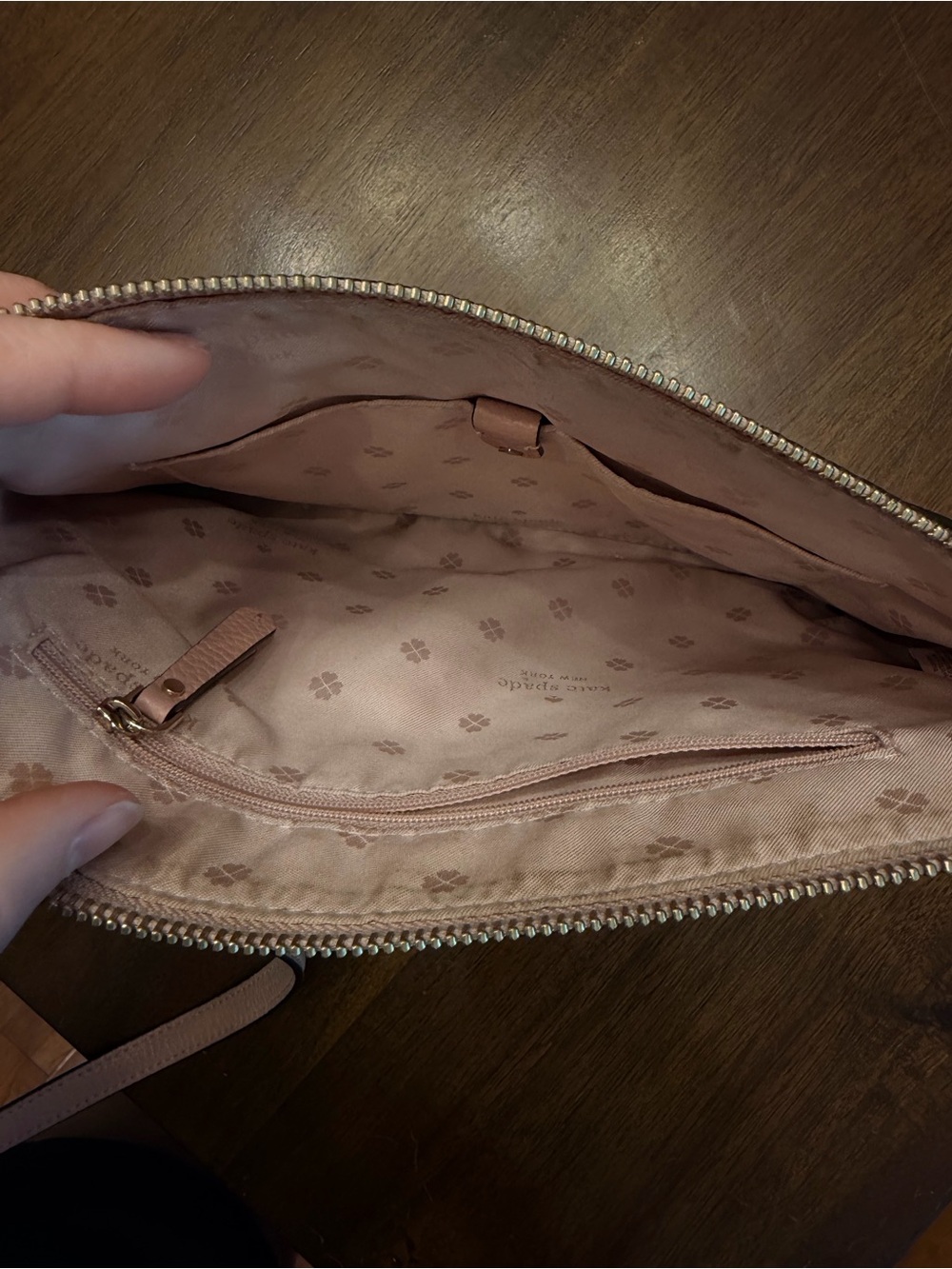 kate spade Blush Pink Pebbled Leather Crossbody - Picture 3 of 9